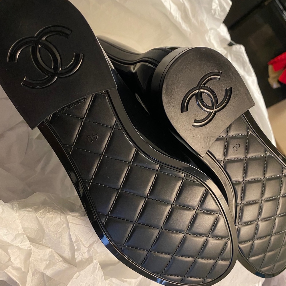 Authentic Chanel Rainboots
